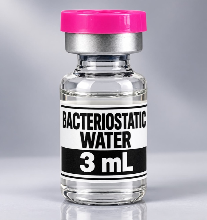 Água bacteriostática 3 mL